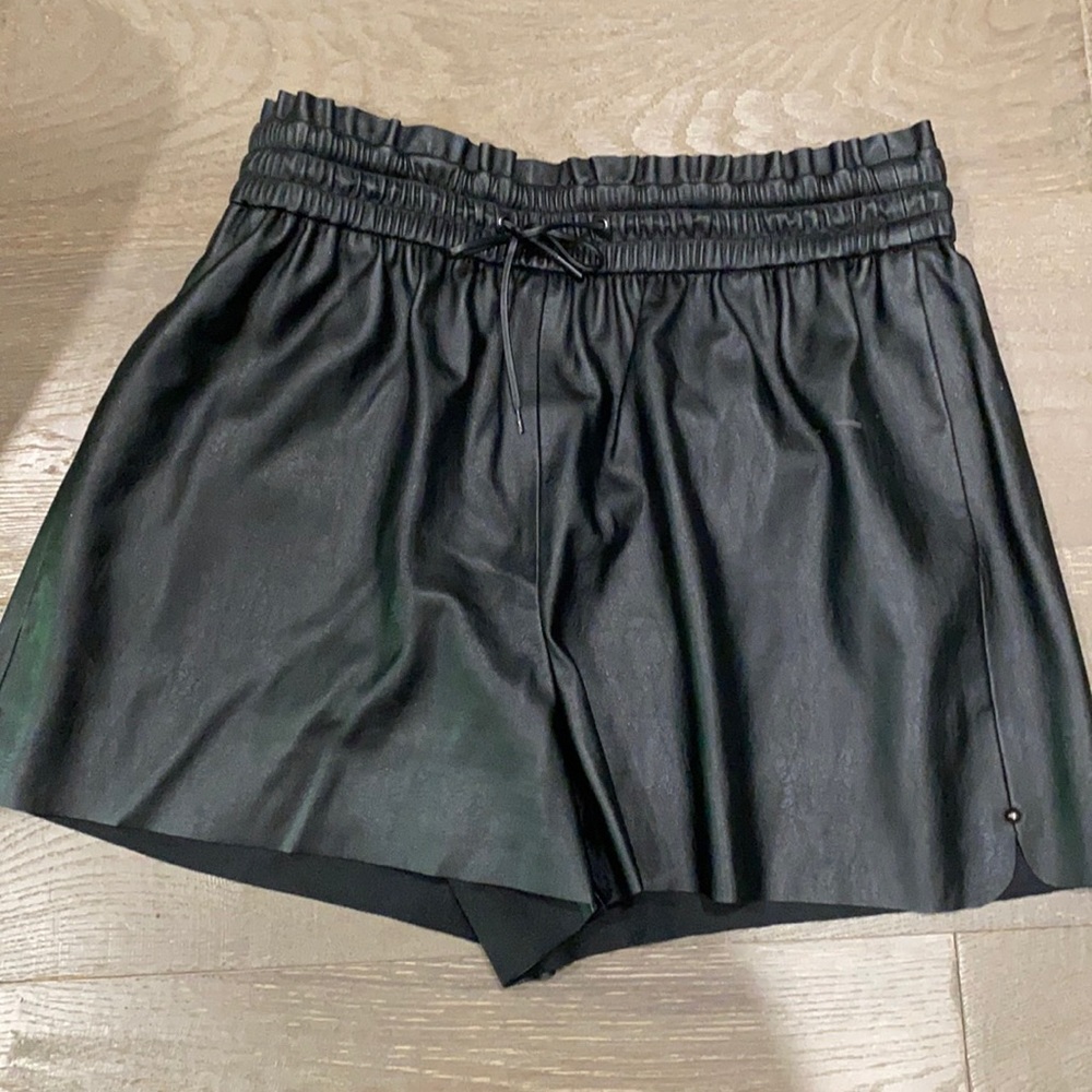Leather Zara shorts